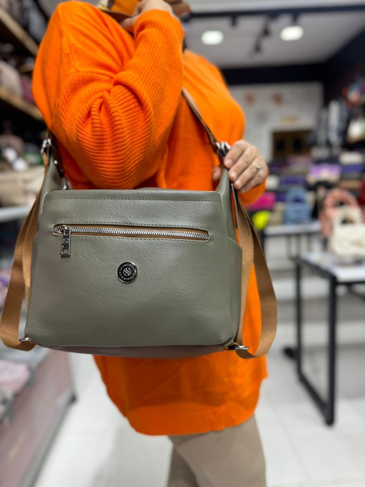 Sanmoris 1436 Omuz Ve Sırt Çantası Yeşil Sanmoris 1436 Omuz Ve Sırt Çantası Yeşil