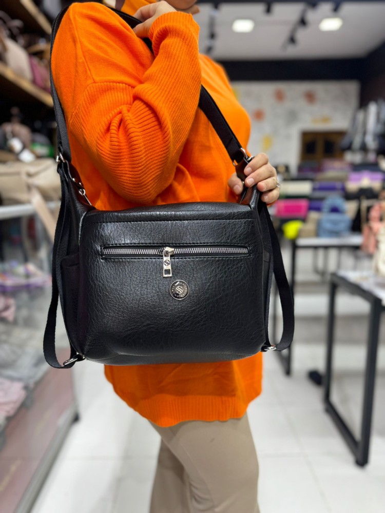 Sanmoris 1436 Omuz Ve Sırt Çantası Siyah Sanmoris 1436 Omuz Ve Sırt Çantası Siyah