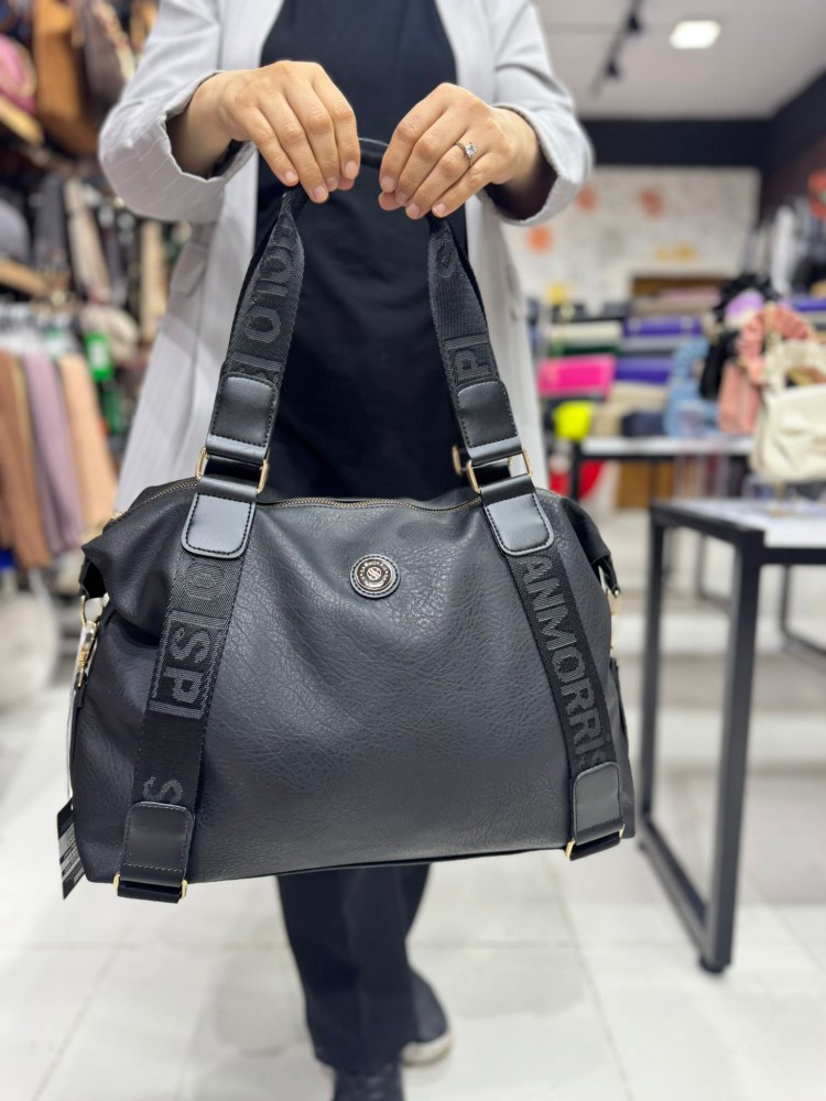 Sanmoris 1432  El Ve Çapraz Çanta Siyah