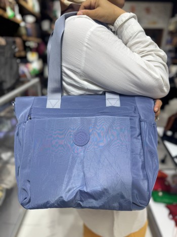 Sanmoris 4017 İthal Paraşüt Kumaş El Ve Omuz Model Kahve Mavi