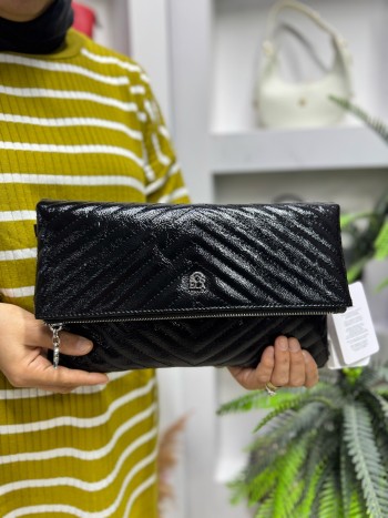 Sosela 6010 Kadın Çanta El Ve Çapraz Model Rugan Siyah Model 2 Sosela 6010 Kadın Çanta El Ve Çapraz Model Rugan Siyah Model 2