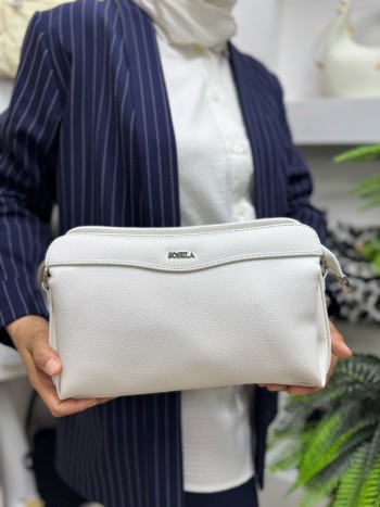 Sosela 6012 Kadın Çanta El Ve Çapraz Model Beyaz