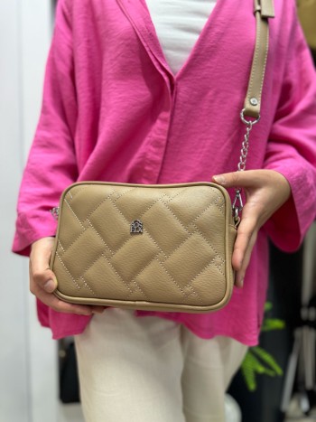 Sosela 7113 Kadın Çanta Çapraz Model Vizon