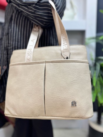 Sosela 8082 Kadın Çanta El Ve Çapraz Model Krem