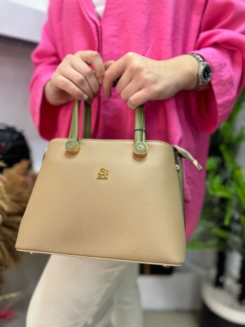 Sosela 8085 Kadın Çanta El Ve Çapraz Model Kum