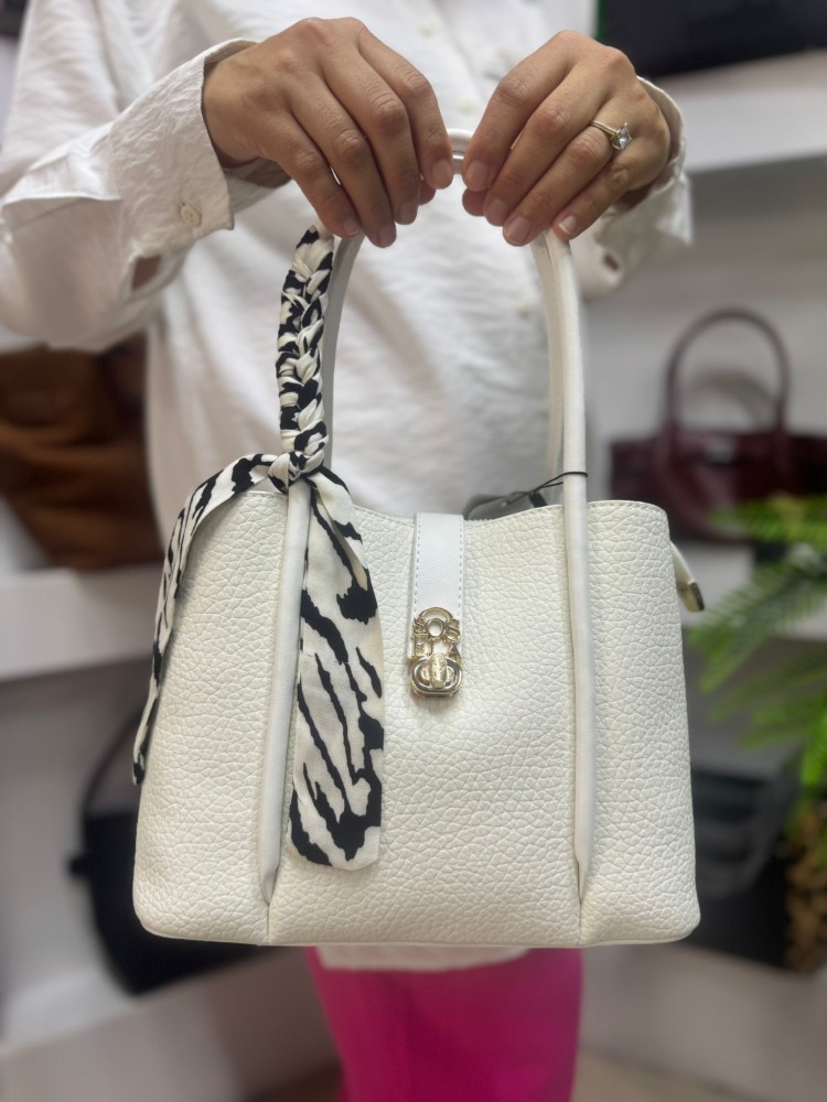 Sosela 8017 Kadın Çanta El Ve Çapraz Model Beyaz