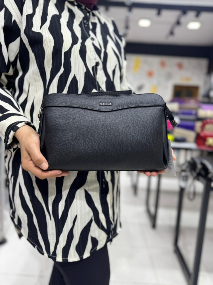 Sosela 6012 Kadın Çanta El Ve Çapraz Model Siyah