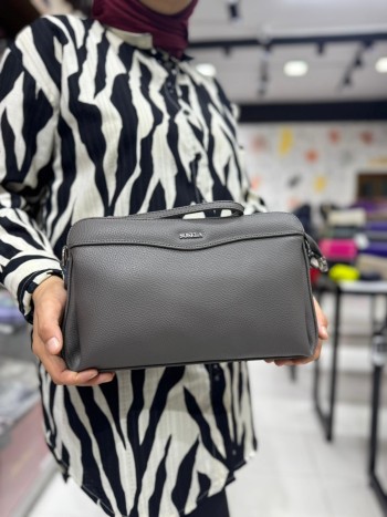 Sosela 6012 Kadın Çanta El Ve Çapraz Model Gri