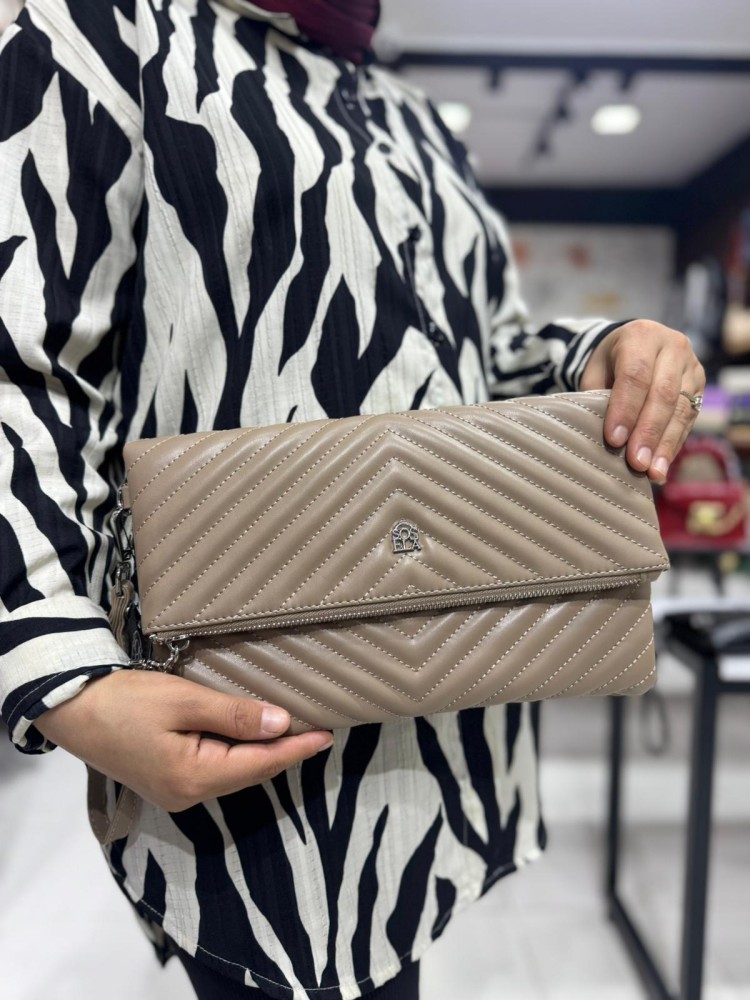 Sosela 6010 Kadın Çanta El Ve Çapraz Model Kum