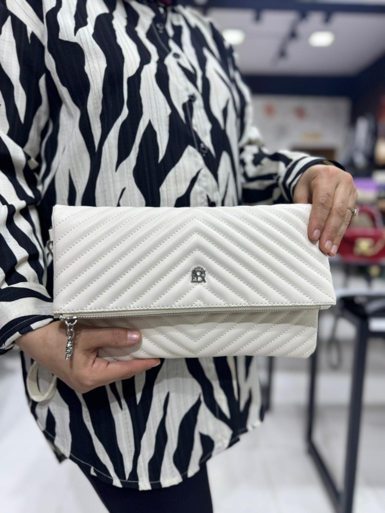 Sosela 6010 Kadın Çanta El Ve Çapraz Model Krem