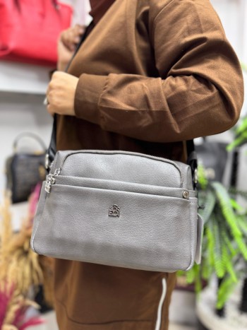 Sosela 7081 Kadın Çanta Çapraz Model Gri
