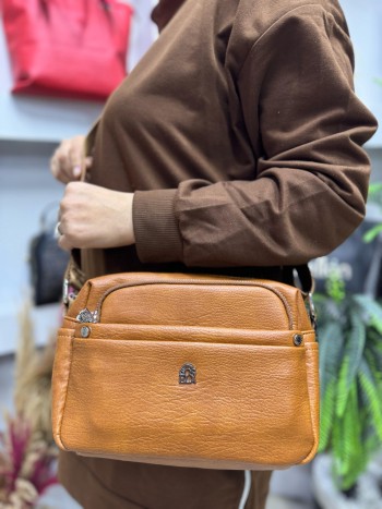 Sosela 7081 Kadın Çanta Çapraz Model Taba